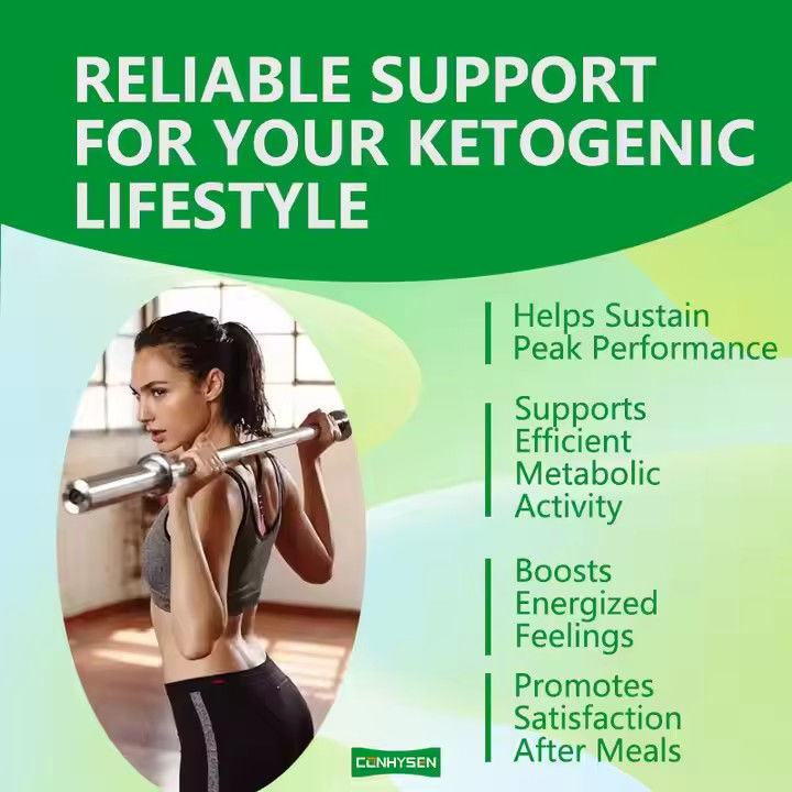 OEM ODM Keto Capsules Giảm cân giàu BHB ACV hỗ trợ quản lý cơ thể bán buôn