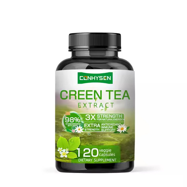 OEM ODM Organic Green Tea Capsules For Metabolism Thuốc đốt mỡ giảm cân
