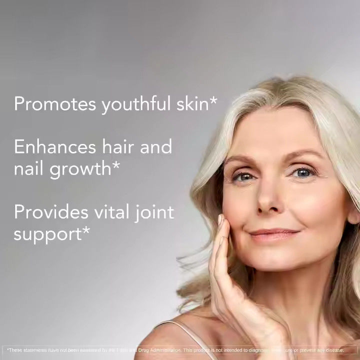 OEM thực vật chiết xuất collagen Biotin viên nang Keratin bổ sung cho tóc và da khỏe mạnh