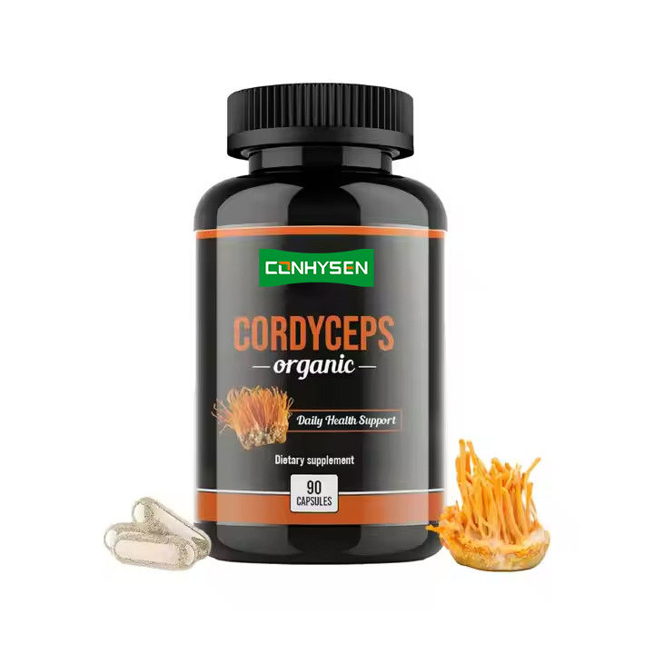 OEM ODM Cápsul Cordyceps hữu cơ Thúc đẩy chức năng não