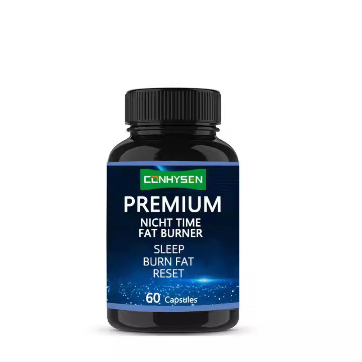 L Theanine Slim Fat Burner Capsules Night Time hỗ trợ quản lý cân nặng OEM ODM