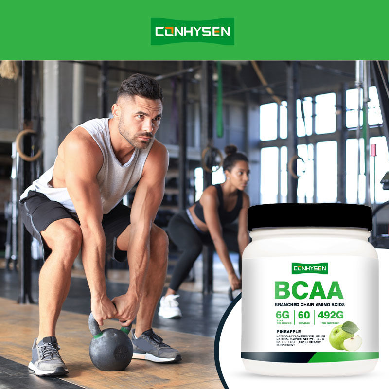 BCAA bột cho chăm sóc sức khỏe Thức ăn thể thao hỗ trợ tăng trưởng cơ bắp Nước uống năng lượng