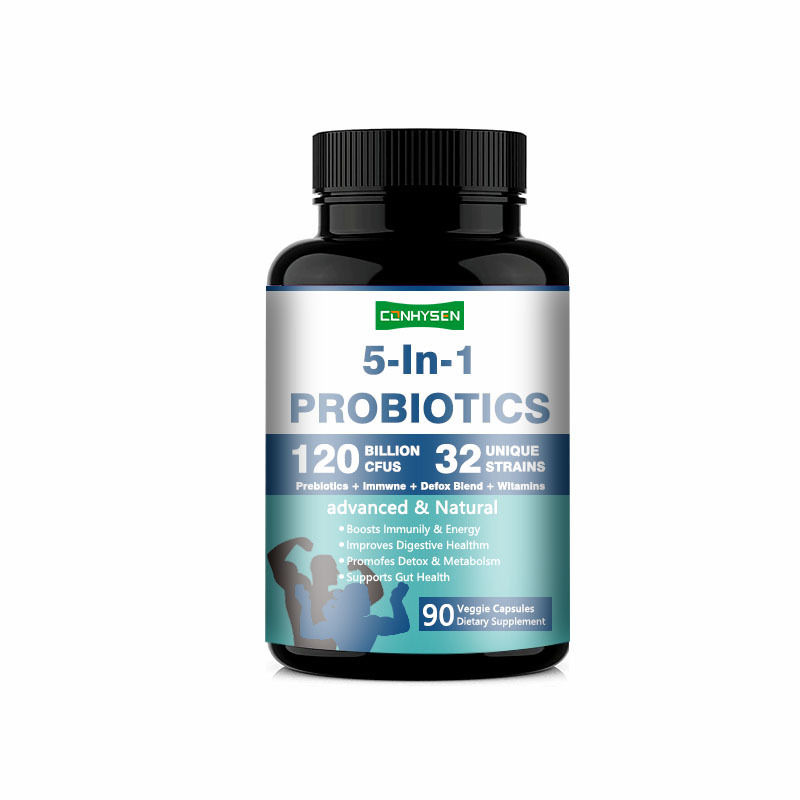 Viên nang Prebiotic 5 trong 1 từ nhà máy cải thiện sức khỏe tiêu hóa, phức hợp Probiotic cao cấp