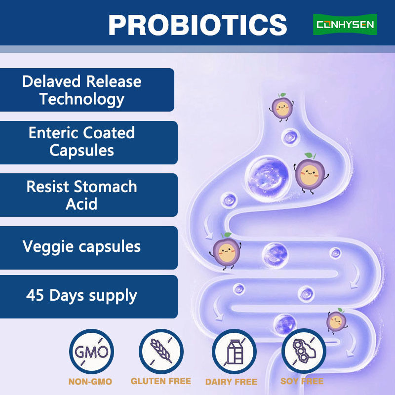 Viên nang Prebiotic 5 trong 1 từ nhà máy cải thiện sức khỏe tiêu hóa, phức hợp Probiotic cao cấp