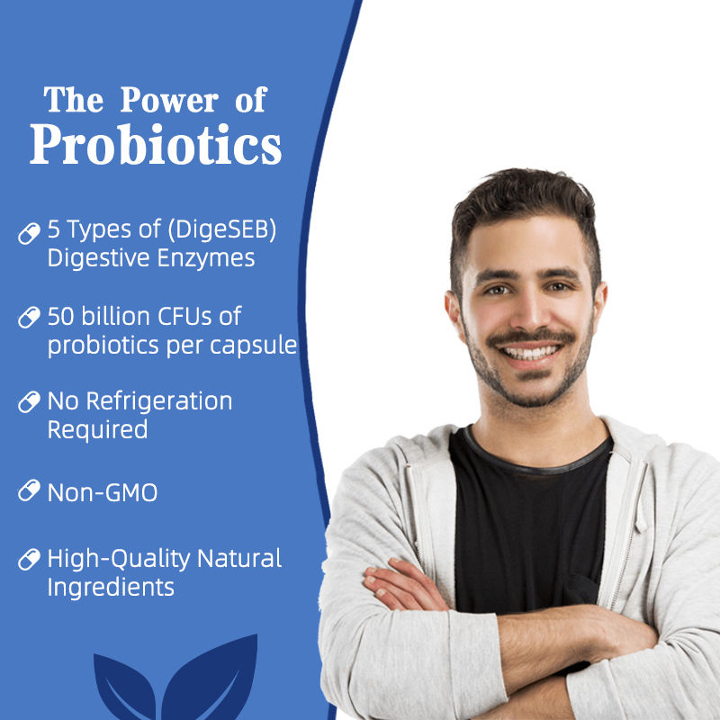 Các viên Probiotic Detox Custom cao cấp cải thiện mức năng lượng được xây dựng cho phụ nữ và nam giới