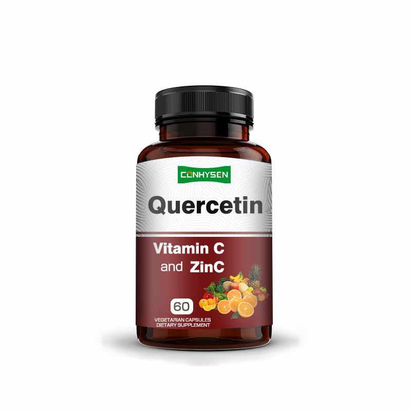 Good Quality Quercetin Capsules with Vitamin C Zinc Support Healthy Aging Vegetable Capsules