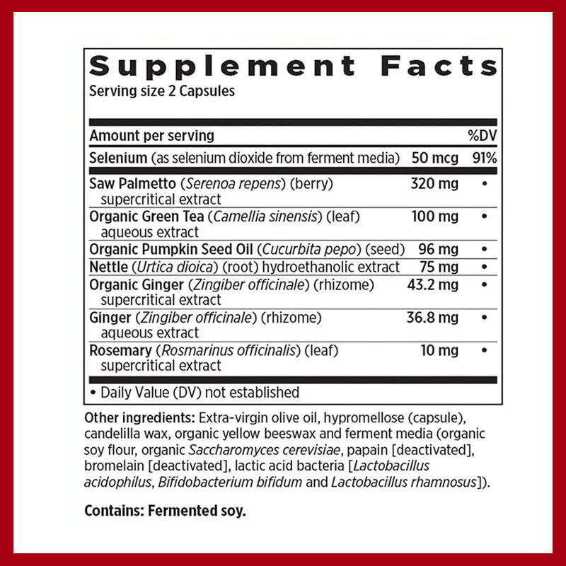 Saw Palmetto Capsules Prostate Capsules hỗ trợ lưu lượng nước tiểu bình thường cho nam giới