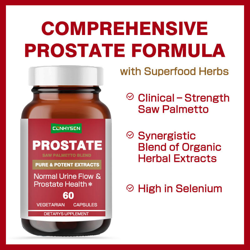 Saw Palmetto Capsules Prostate Capsules hỗ trợ lưu lượng nước tiểu bình thường cho nam giới