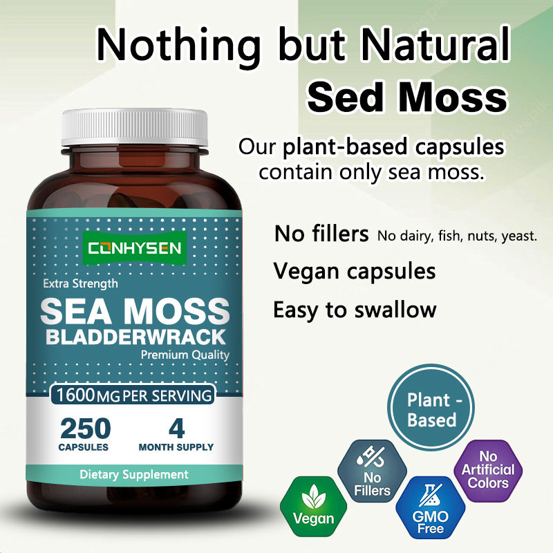 Viên nang Tảo Irish Moss Hữu Cơ Tăng Cường Sức Khỏe Đường Ruột Sản phẩm Chăm sóc Sức khỏe