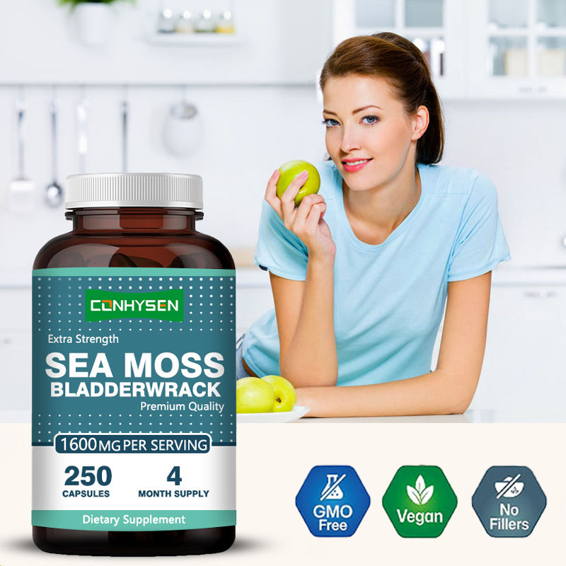 Viên nang Tảo Irish Moss Hữu Cơ Tăng Cường Sức Khỏe Đường Ruột Sản phẩm Chăm sóc Sức khỏe