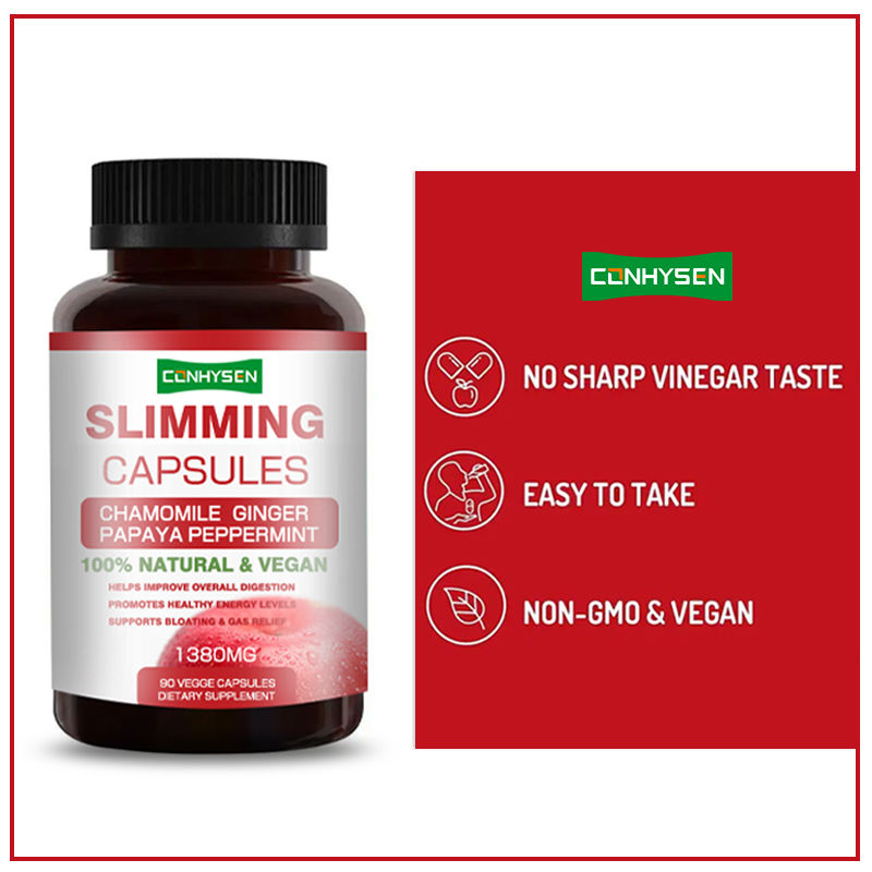 Các viên nang giảm cân 100% thuần chay trực tiếp của nhà máy với Camomile Ginger giúp cải thiện tiêu hóa tổng thể