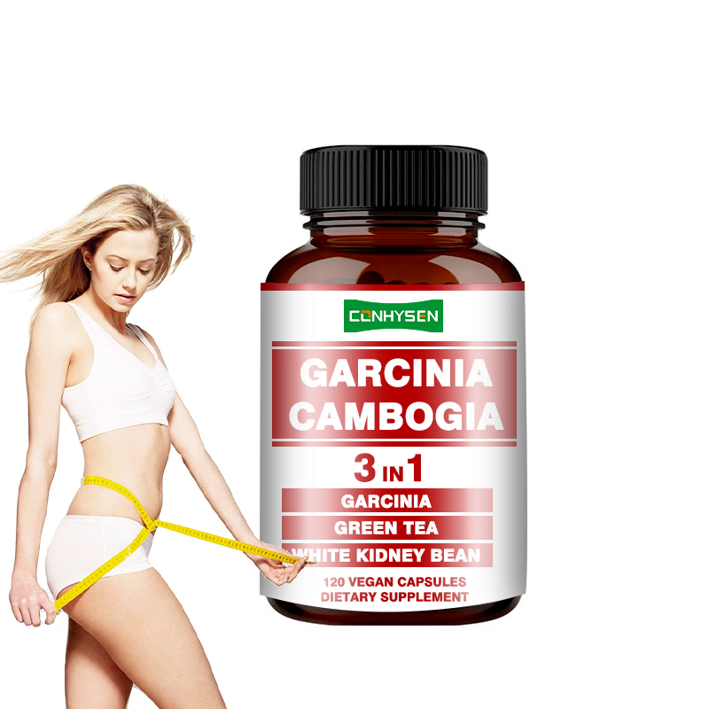 Viên nang Garcinia Cambogia trực tiếp từ nhà máy với Đậu thận trắng hỗ trợ tăng cường sức mạnh và giảm cân
