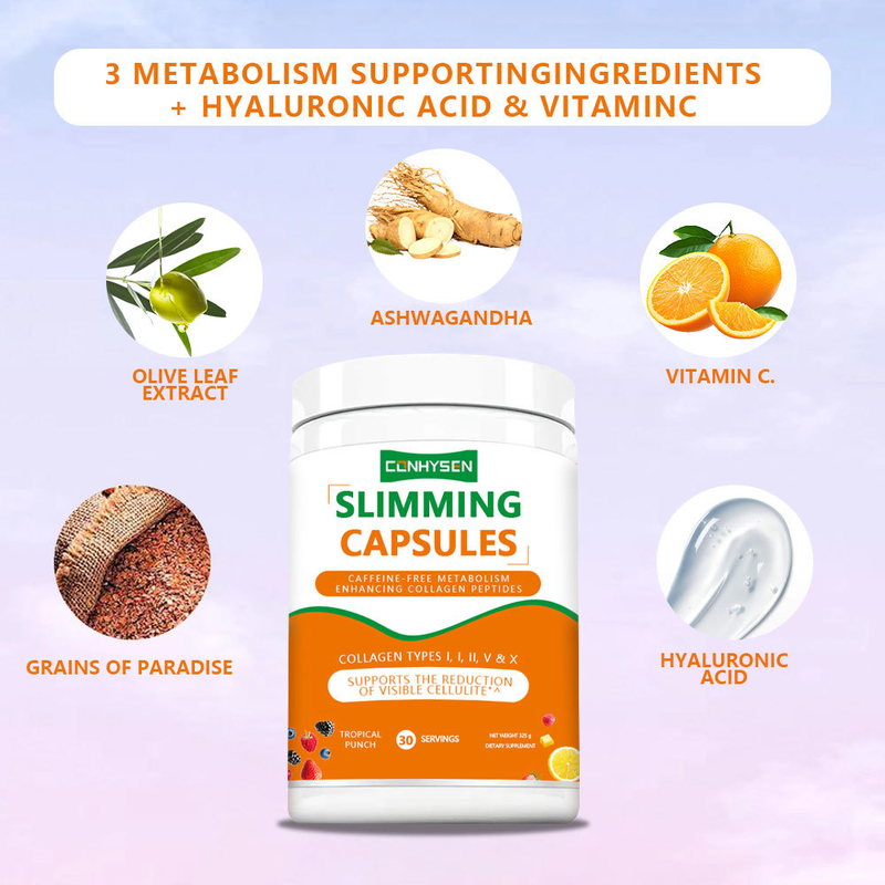 Viên nang giảm cân nhãn hiệu riêng hỗ trợ khớp & xương với Vitamin C và Axit Hyaluronic
