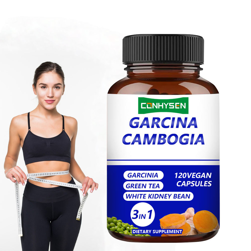 Viên nang Garcinia Cambogia nhãn riêng - Thực phẩm bổ sung 3 trong 1 hỗ trợ cân bằng cơ thể với trà xanh