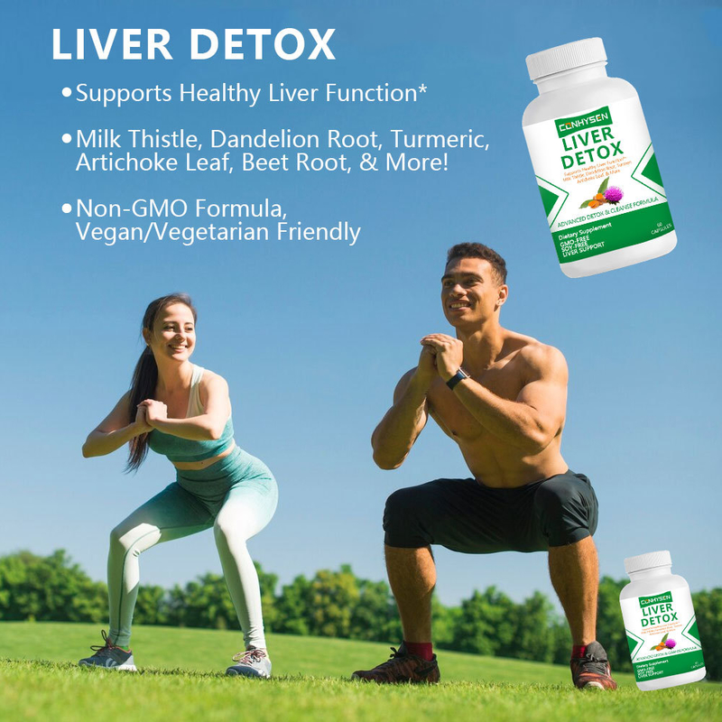 Sản phẩm giảm cân Capsules Detox gan hỗ trợ chức năng làm sạch gan không biến đổi gen