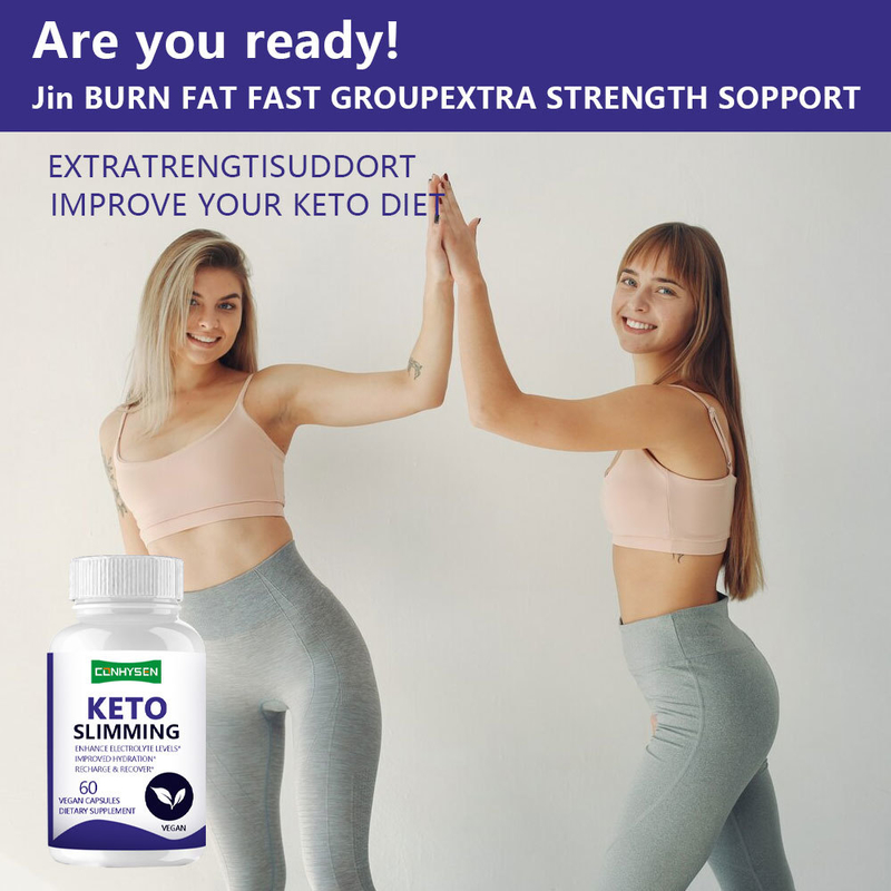 Viên nang giảm cân KETO Slim tùy chỉnh cao cấp, sản phẩm sức khỏe, quản lý cân nặng, viên nang Keto