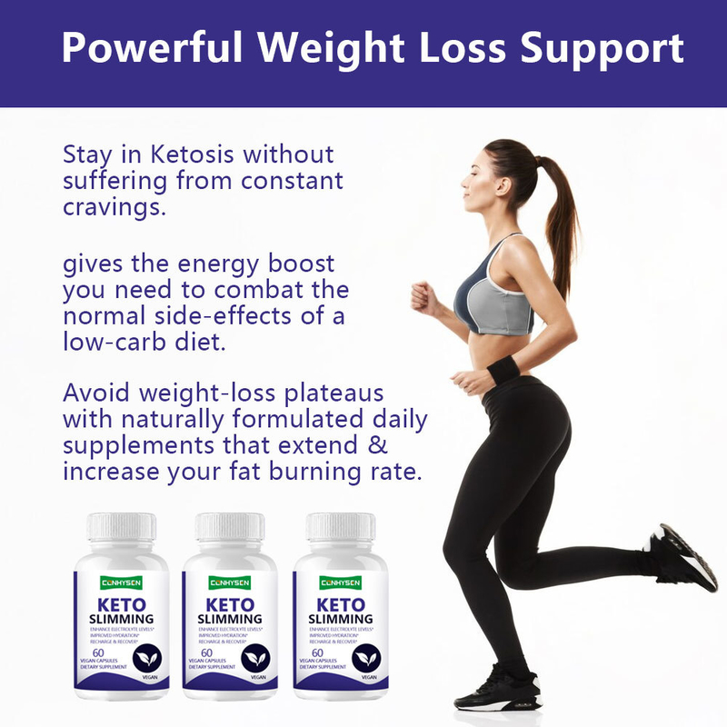 Viên nang giảm cân KETO Slim tùy chỉnh cao cấp, sản phẩm sức khỏe, quản lý cân nặng, viên nang Keto