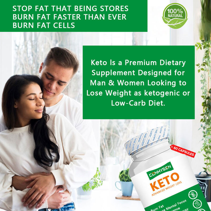 Nhà máy cung cấp sử dụng chất béo để năng lượng KETO viên nang giảm cân tự nhiên an toàn viên nang