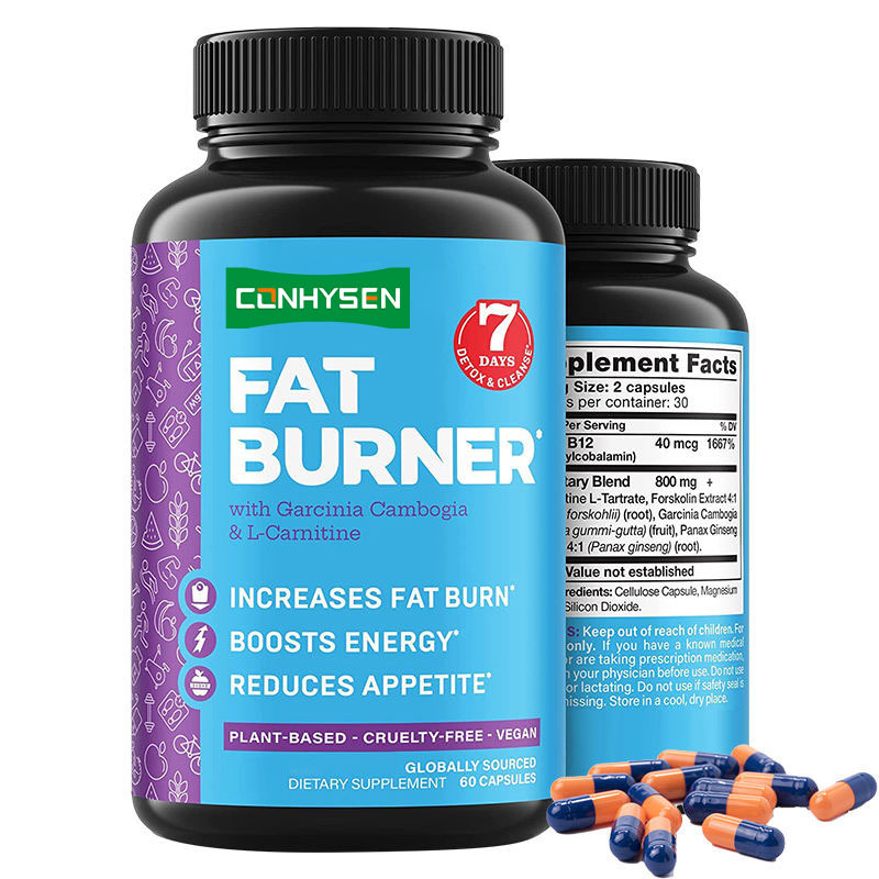 Các chất đốt cháy chất béo riêng với Garcinia Cambogia và L-Carnitine hỗ trợ trao đổi chất tăng cường năng lượng