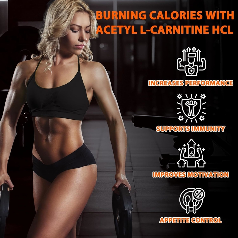 Máy đốt mỡ sinh nhiệt tiên tiến với Acetyl-L-Carnitine Tăng cường trao đổi chất Năng lượng Kiểm soát sự thèm ăn Viên nang chay