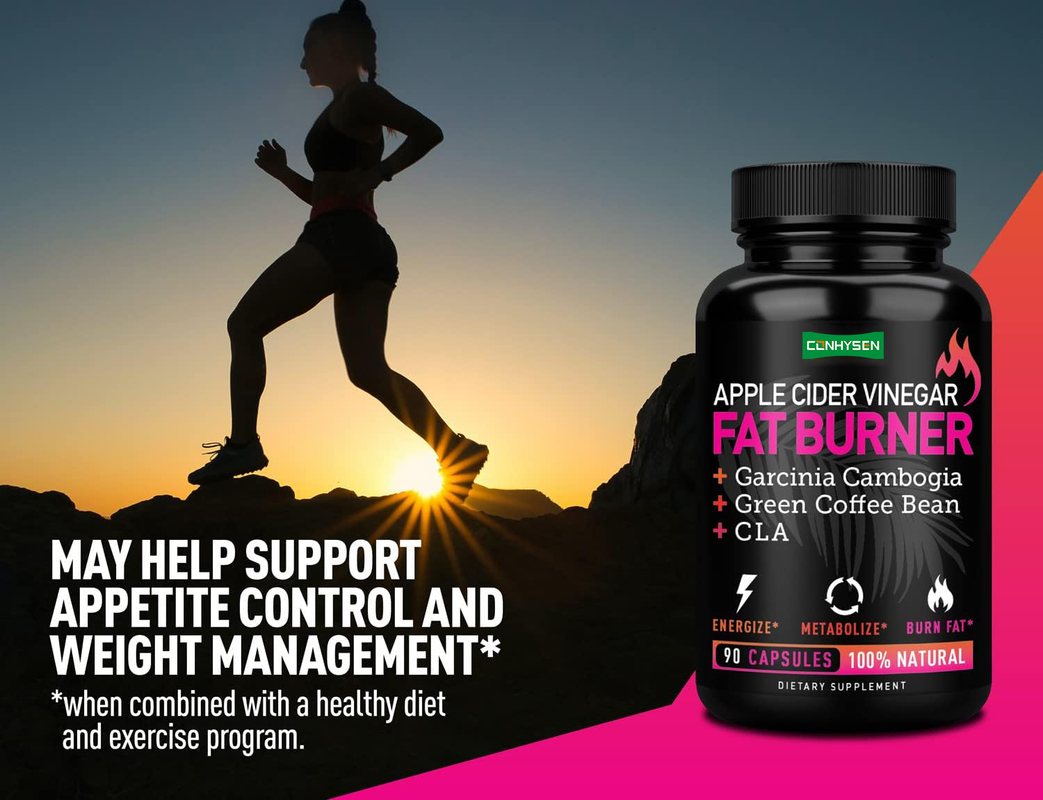 Apple Cider Vinegar Fat Burner với Garcinia Cambogia Green Coffee Bean Keto Paleo thân thiện Kiểm soát sự thèm ăn Hỗ trợ trao đổi chất