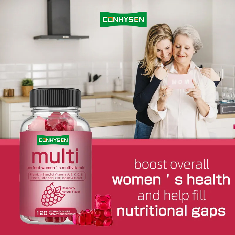 Kẹo dẻo đa vitamin Vitamin B Biotin cho phụ nữ để tăng cường miễn dịch, Bổ sung sức khỏe cho kẹo dẻo Vitamin C