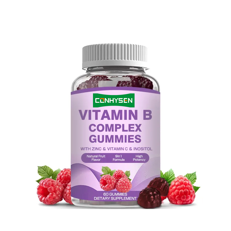 Vitamin B Complex Gummies for Immunity Booster Vitamin C Folate Bổ sung dinh dưỡng Vitamin B