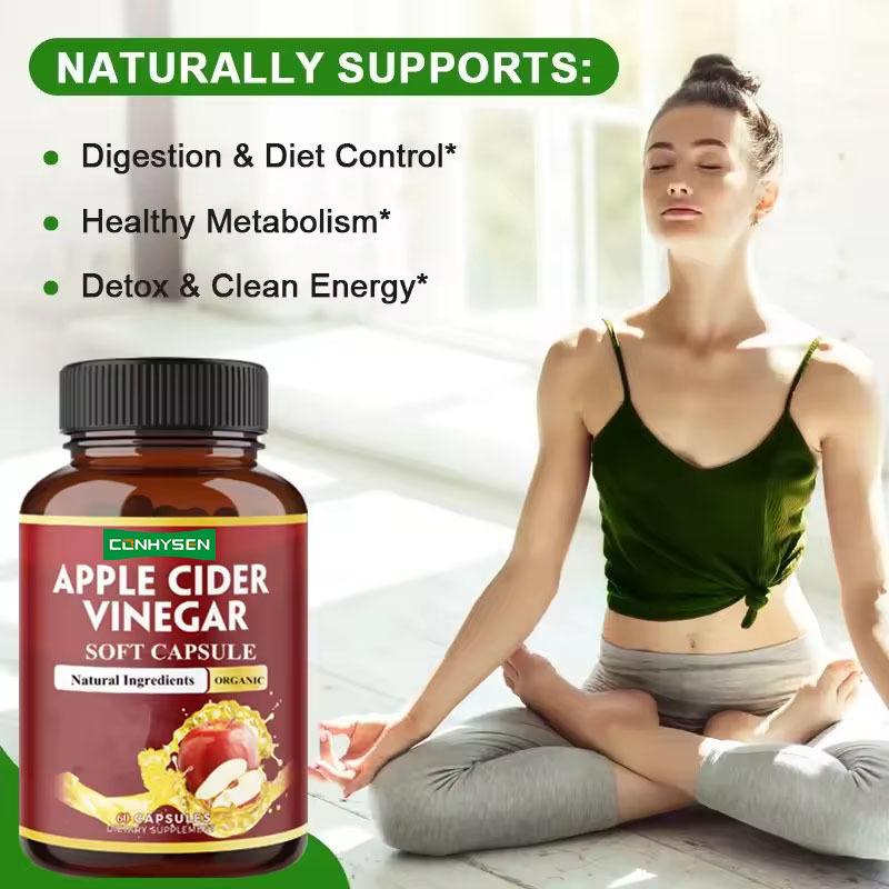 Wellbody OEM / ODM Nhà máy cung cấp nhãn riêng Halal tự nhiên hữu cơ KETO Capsules giấm táo cho thân hình