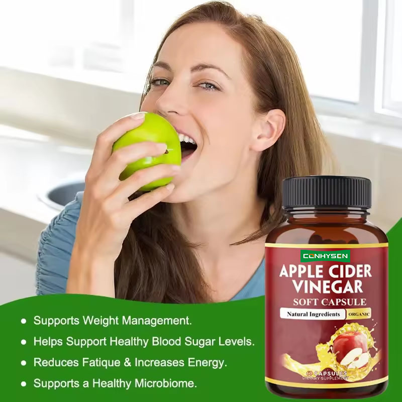 Wellbody OEM / ODM Nhà máy cung cấp nhãn riêng Halal tự nhiên hữu cơ KETO Capsules giấm táo cho thân hình