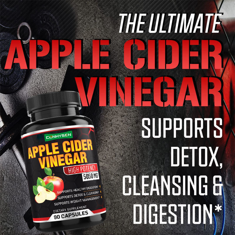 Cápsula Slim tùy chỉnh Thuốc giảm cân Super Apple Cider Vinegar Cápsula để đốt cháy chất béo