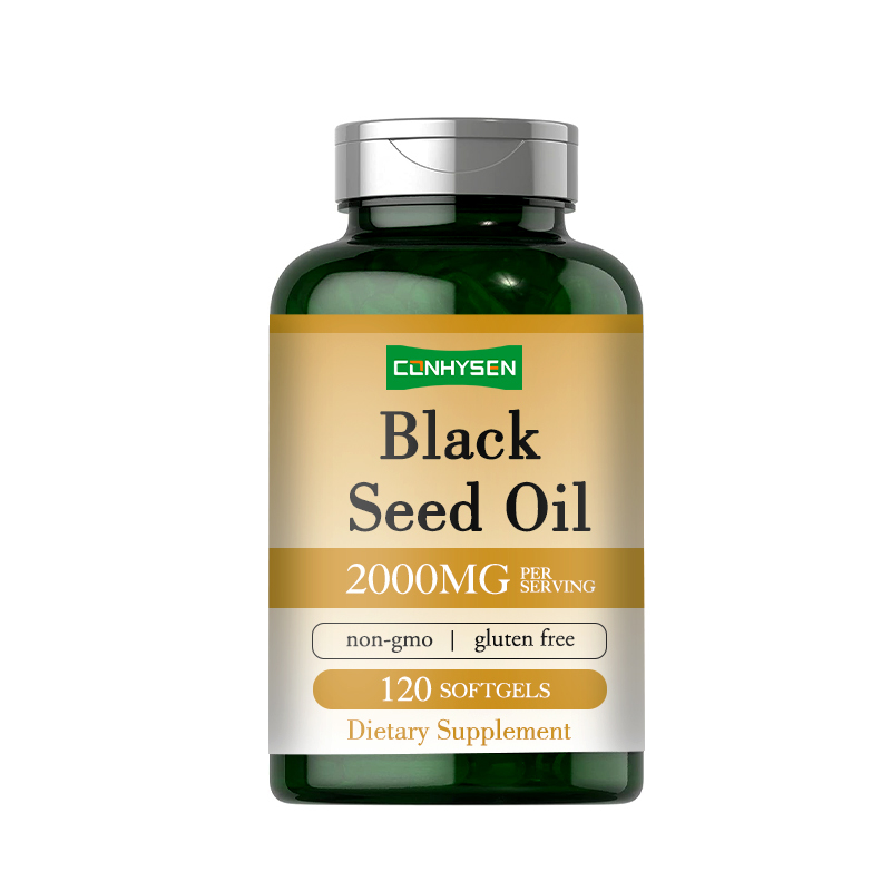 Tùy chỉnh nhà máy Black Seed Oil Softgels để hỗ trợ sức khỏe khớp tim