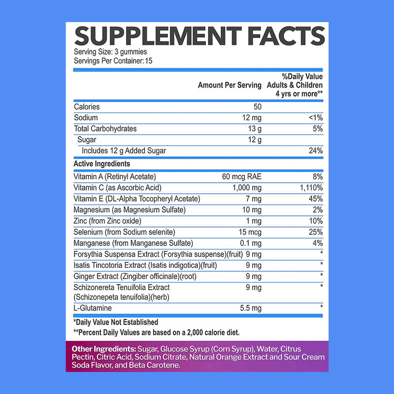 Hỗ trợ tùy chỉnh nhà máy kẹo dẻo Vitamin C Sản phẩm làm đẹp da khỏe mạnh