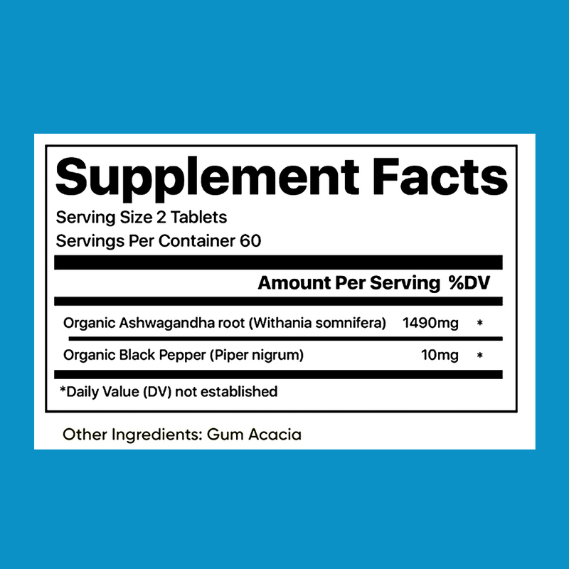 Công thức hấp thụ tăng cường với Ashwagandha hữu cơ và ớt đen Giá bán buôn