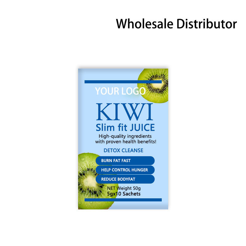 Kiwi Slim Fit Juice Powder Detox cao làm sạch đốt cháy chất béo nhanh kiểm soát sự thèm ăn bán buôn