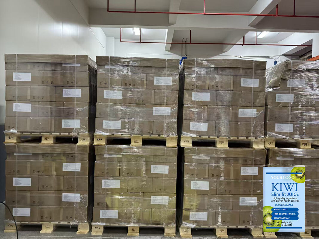 Kiwi Slim Fit Juice Powder Detox cao làm sạch đốt cháy chất béo nhanh kiểm soát sự thèm ăn bán buôn
