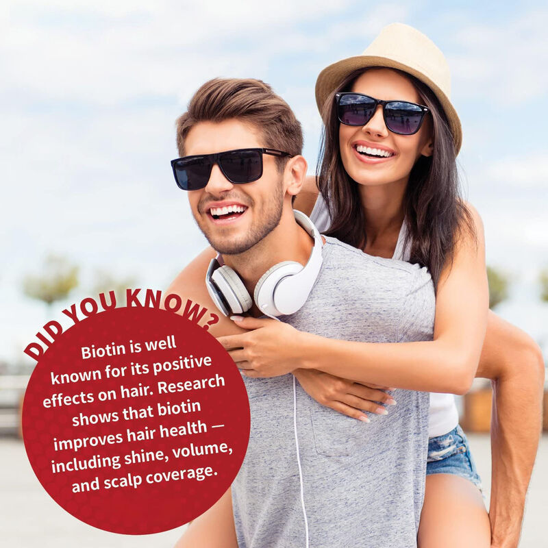 Kẹo dẻo Biotin thuần chay bán sỉ Vitamin & Khoáng chất phức hợp cho sức khỏe tóc, da, móng Tay, thúc đẩy sản xuất Keratin cho người lớn và thanh thiếu niên