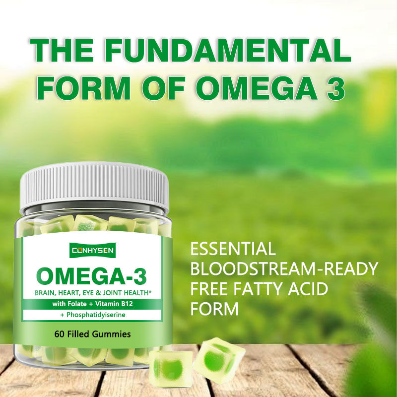 Kẹo dẻo Omega 3-6-9 bán chạy nhất cho trẻ em và người lớn, Bổ sung vitamin cho não và tim, Bổ sung DHA cho thanh thiếu niên