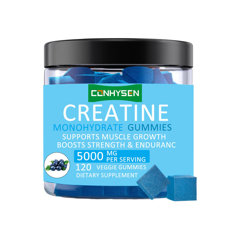 Thể thao tùy chỉnh trước khi tập luyện tăng trưởng cơ Creatine Monohydrate Gummies Tăng khối lượng cơ Creatine Gummy Supplement