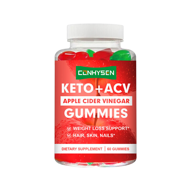 Bán nóng ACV Keto Gummies Apple Cider Vinegar Kiểm soát sự thèm ăn Tăng bổ sung năng lượng Apple Cider Vinegar Gummies