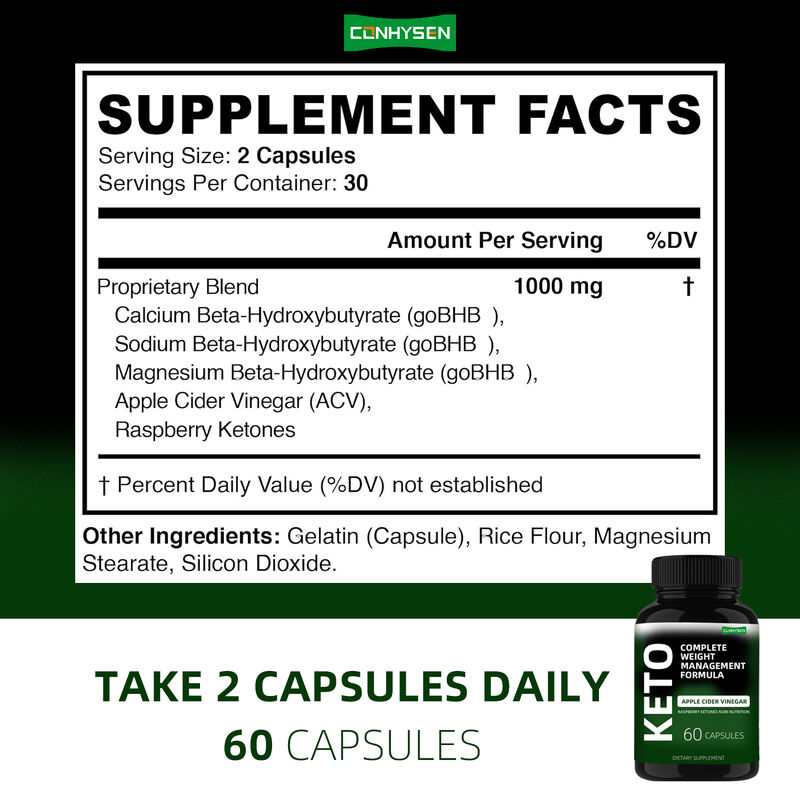 Bán nóng tăng cường Detox Keto giảm cân tiên tiến Thuốc giảm cân Keto Slim Thuốc giảm cân Keto Slim bổ sung cho giảm cân