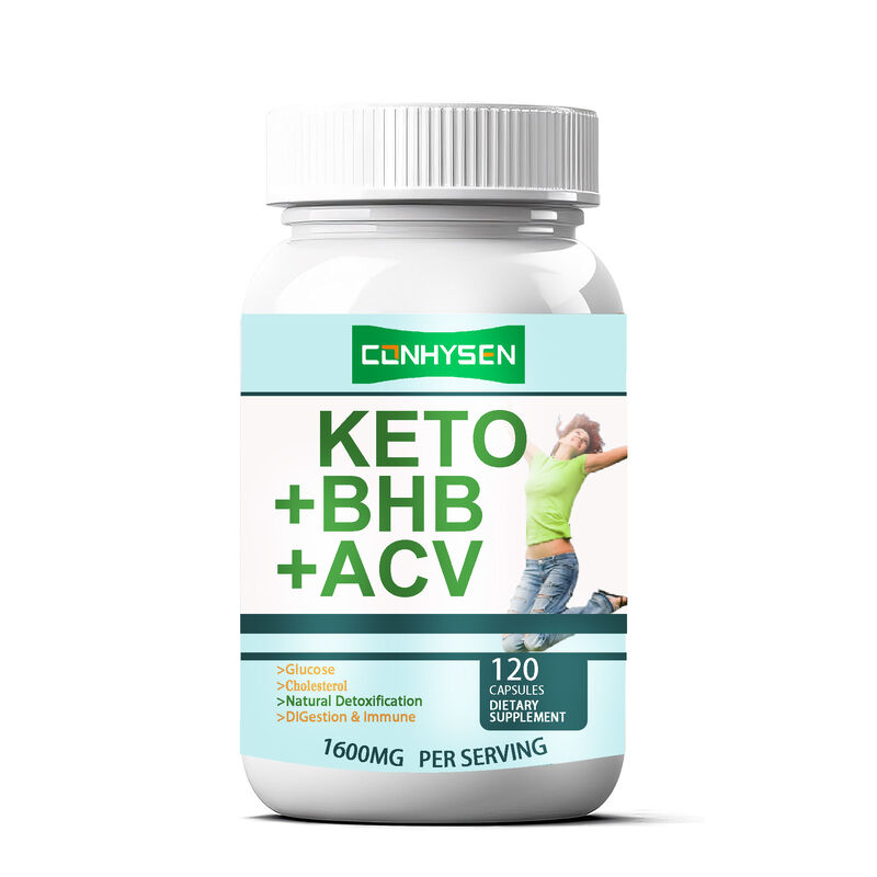 Viên uống bổ sung chất xơ Keto ACV BHB nhãn riêng, Viên uống Keto Bhb, Thực phẩm chức năng giảm cân, Viên uống ăn kiêng