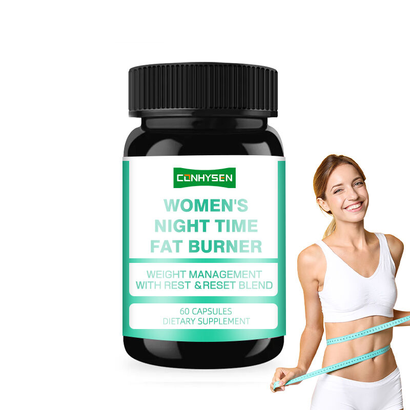 Private Label Night Time Fat Burner for Lose Belly Fat As You Sleep with White Kidney Bean Extract Women Support Capsules