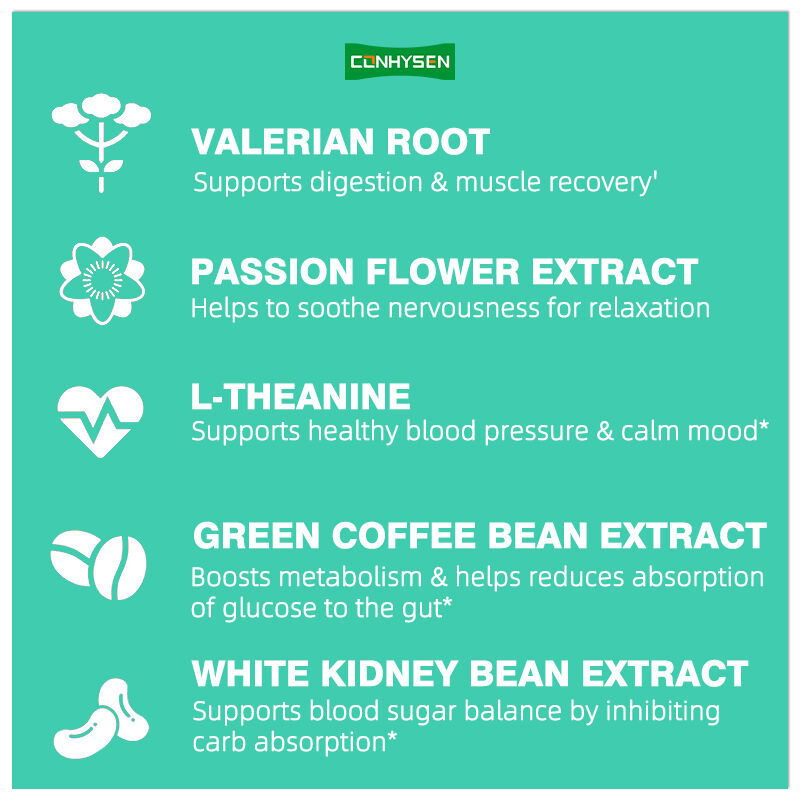 Private Label Night Time Fat Burner for Lose Belly Fat As You Sleep with White Kidney Bean Extract Women Support Capsules