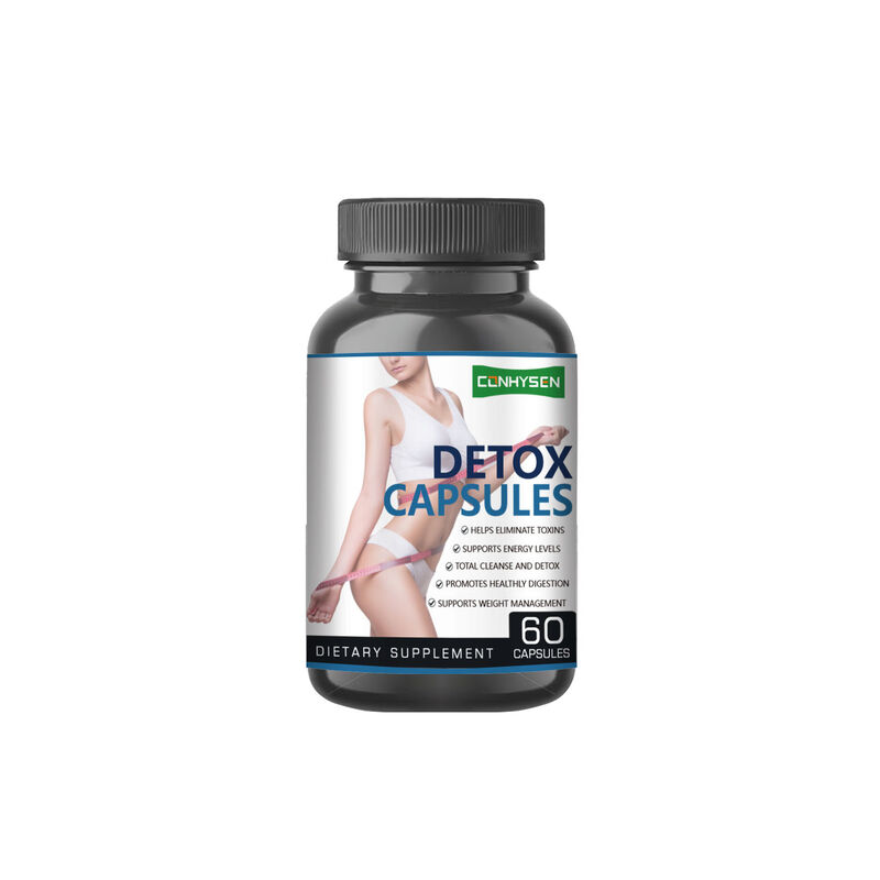 Nhãn hàng riêng Detox Capsules Các sản phẩm giảm cân từ thảo dược tăng cường trao đổi chất và hỗ trợ sức khỏe tiêu hóa cho người lớn