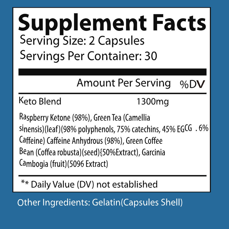 Nhãn hàng riêng Detox Capsules Các sản phẩm giảm cân từ thảo dược tăng cường trao đổi chất và hỗ trợ sức khỏe tiêu hóa cho người lớn