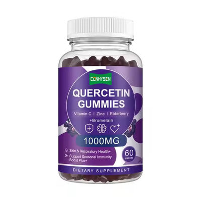 Nhãn hiệu riêng Quercetin bổ sung kẹo cao su với vitamin C hỗ trợ miễn dịch