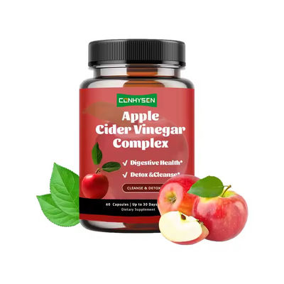 Kiểm soát trọng lượng Apple Cider Vinegar Supplement Dietary Capsules Nhà cung cấp nhãn riêng