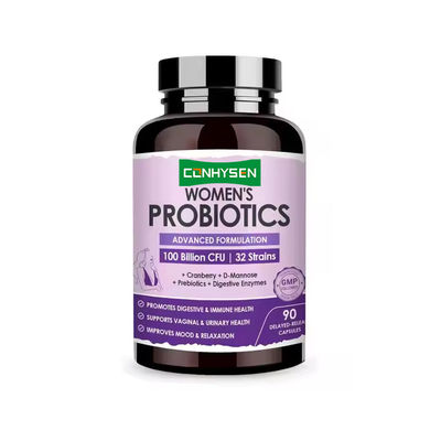 Nhãn hiệu riêng Phụ nữ Probiotics viên nang bổ sung chế độ ăn uống cho sức khỏe tiết niệu âm đạo