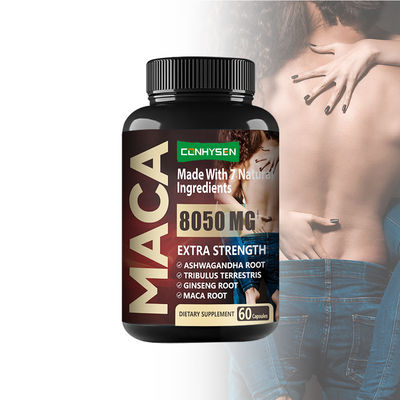 Nhãn hiệu tùy chỉnh Thuốc bột gốc Maca hữu cơ cho sức mạnh đàn ông mạnh mẽ
