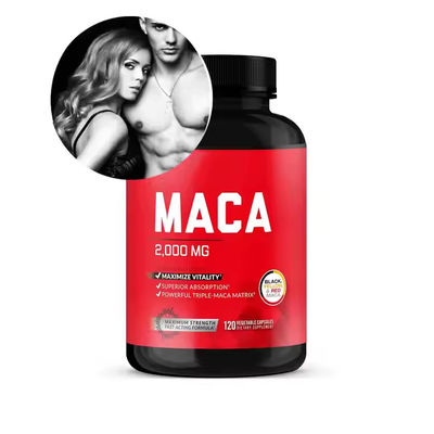 Maca gốc thảo dược Phương pháp tăng cường nam giới Thuốc viên tăng trưởng cơ bắp Tăng cường động lực ở nam giới